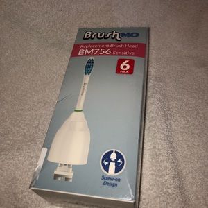 Brushmo 6 pack replacement toothbrushes,  fit Advance, CleanCare, Elite, Essence